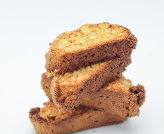 Salted Caramel Protein Biscotti