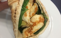 Halloumi wrap