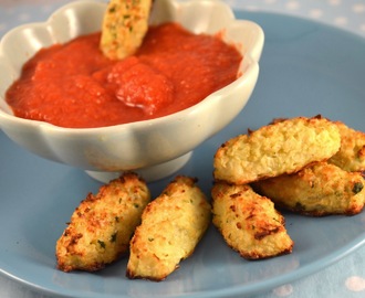 Blomkåls Sticks med Tomatdip