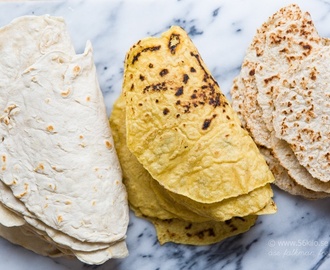 Hemmagjorda Tortillas – 3 olika recept