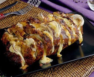 Juicy Stuffed Pork Roast & Rosemary Potatoes Leave Nothing To Be Desired