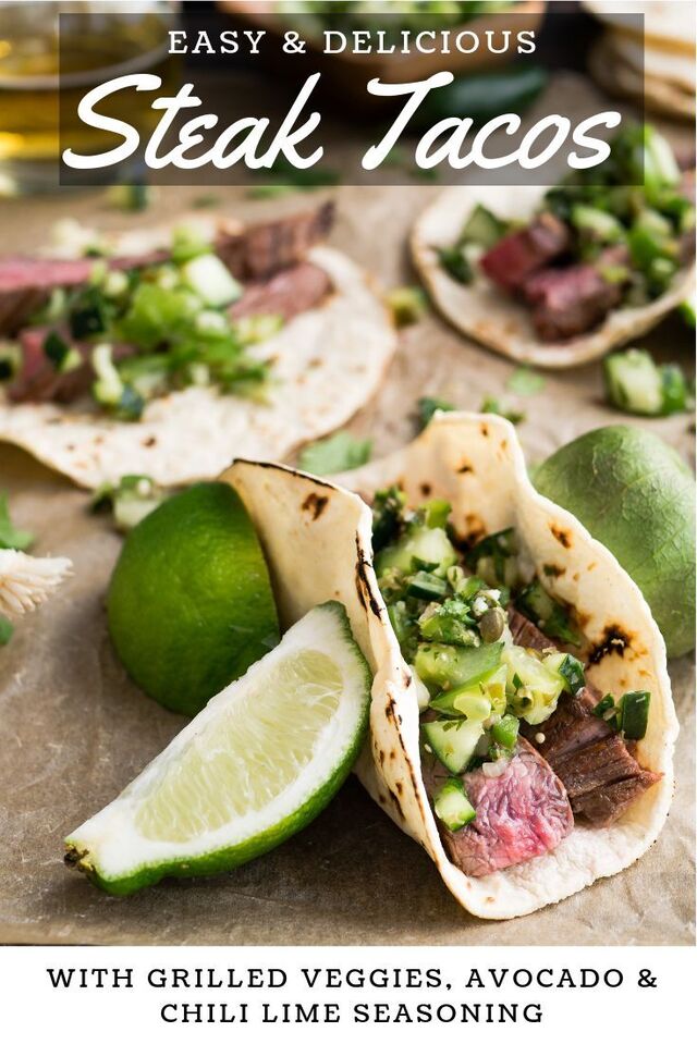 Flank Steak Tacos Recipe with Avocado Crema for Weeknight Dinners