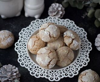 Crinkle cookies med pepparkaka