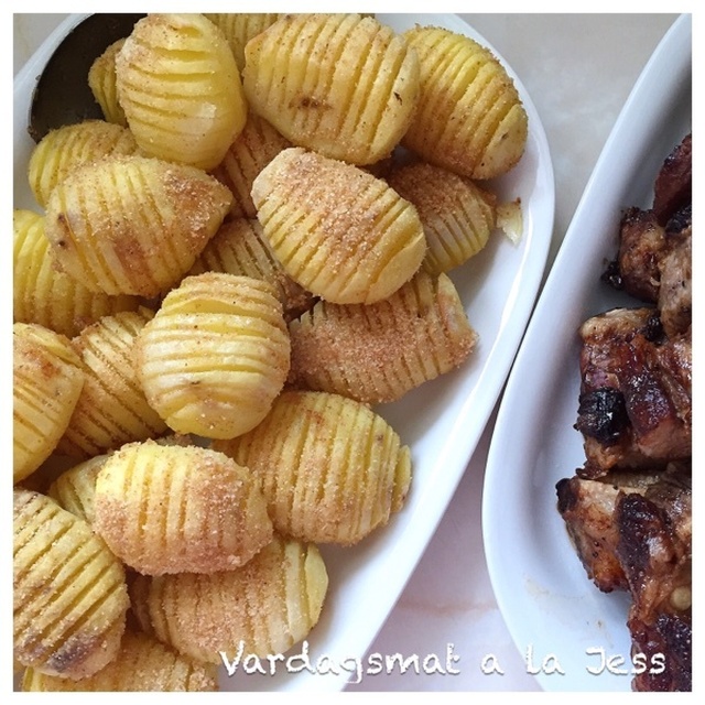 Hasselbackspotatis