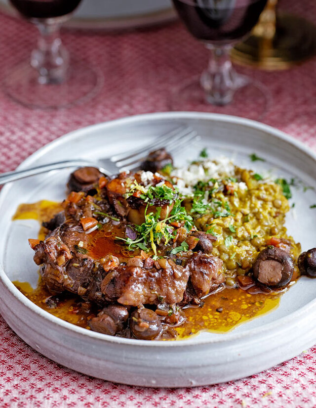 Osso buco med svamp