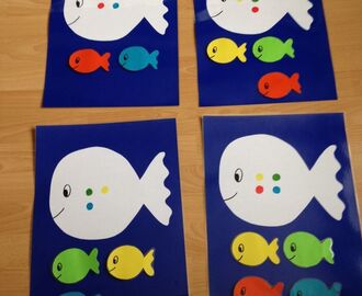 sorteerspel: klein wit visje | wiskunde | Pinterest | Kindergarten and Montessori