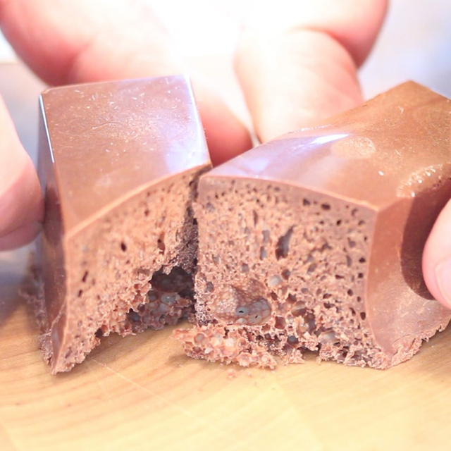 Aerated chocolate (bubblig choklad)