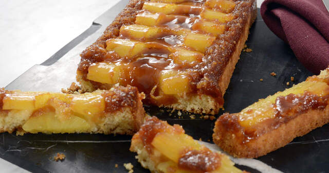 Tarte tatin med ananas