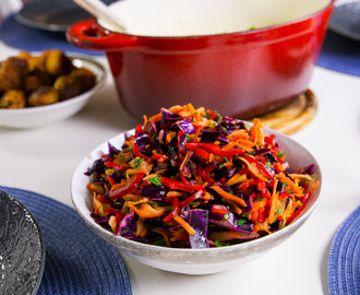 Råkostsallad med äpple