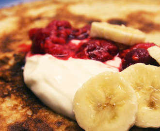 Nyttigare variant på pannkakor