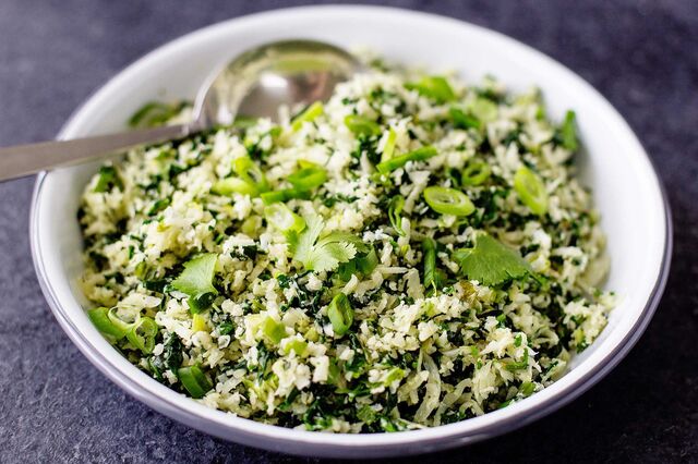 Green Cauliflower Rice