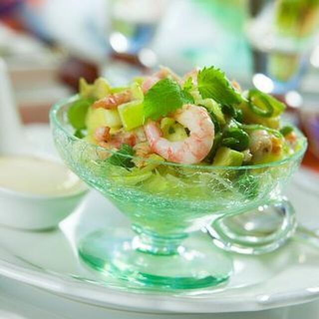 Räkcocktail med Rhode Islanddressing