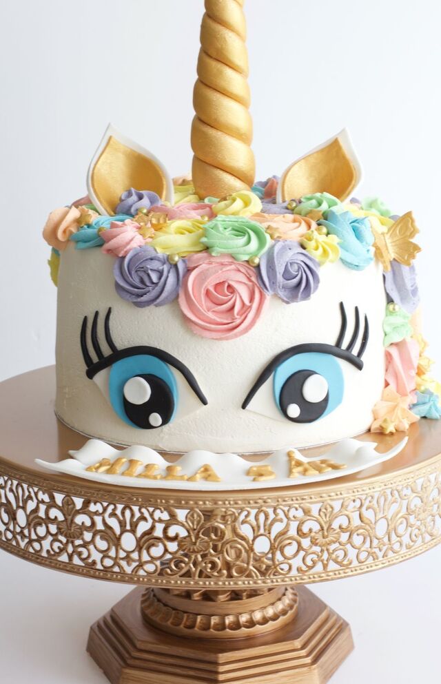 Unicorn tårta