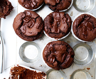 Chokladmuffins med Choklbollsgömma