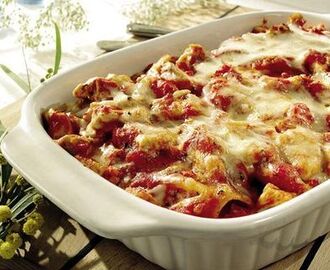 Kycklingfylld cannelloni