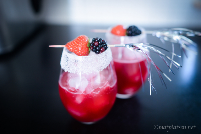 Triple berry Margaritas