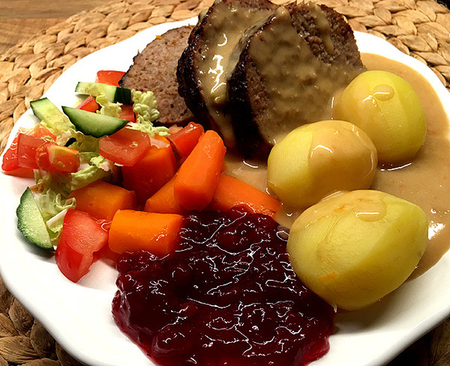 Stadig köttfärslimpa – lätt att skära i fina skivor!