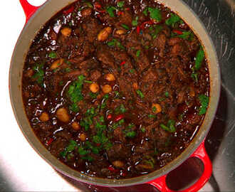 Chili con carne på högrev med kikärtor | Recept från Köket.se