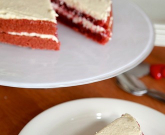 Red Velvet Cake på Alla Hjärtans Dag