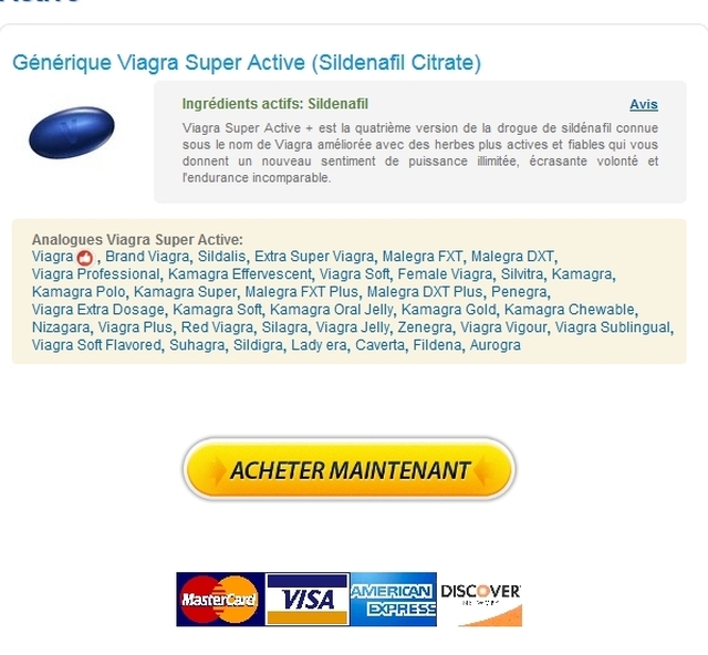 Acheter Du Vrai Viagra Super Active 100 mg – Livraison rapide par courrier ou Airmail – Livraison Gratuite