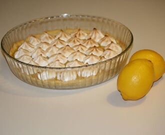 Citronpaj med maräng