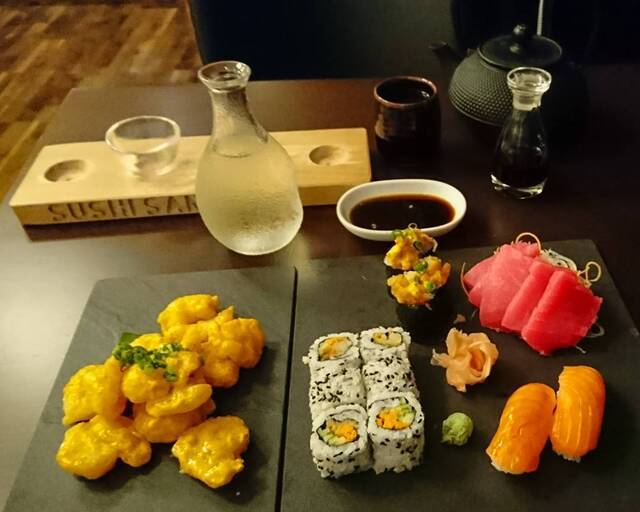 Why eating local food when you can have the best sushi ever at the hotel