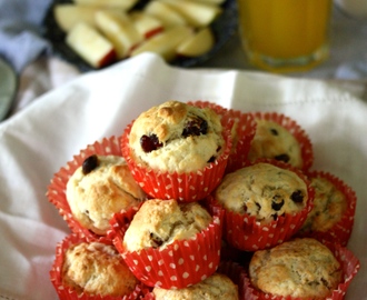 Mini Scones w. Cinnamon & Cranberries – Mini Scones med Kanel och Tranbär