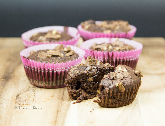 Gingerbread-Chocolate Muffins