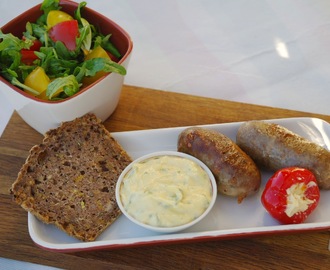 Merguez, en färsk lammkorv.