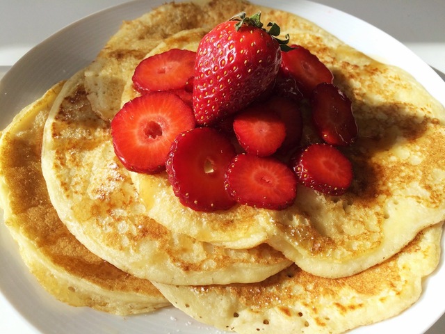 Glutenfria amerikanska pannkakor