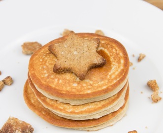 Gingerbread Vanilla Protein Pancakes