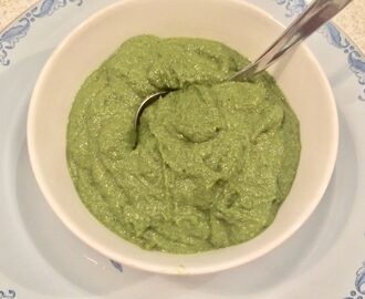 Salsa verde på grönkål