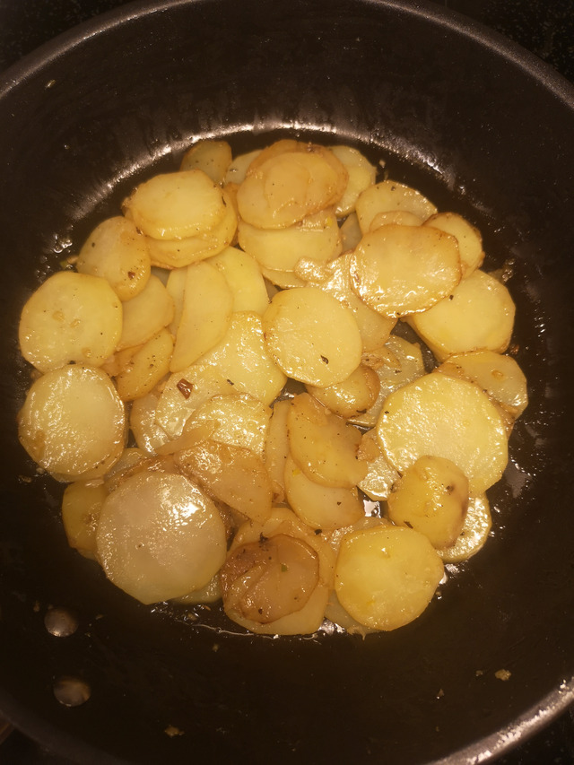 Lyxig Råstekt Potatis