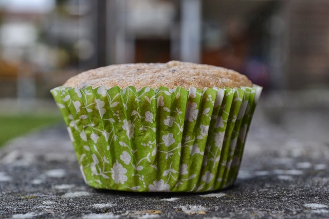 Bananmuffins med mörk choklad