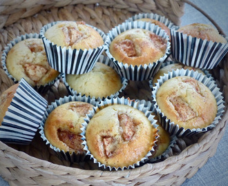 Saftiga äppelmuffins