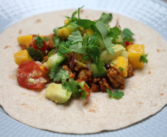 Kycklingtacos med Mangosalsa