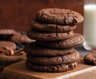 Double chocolate chip cookies