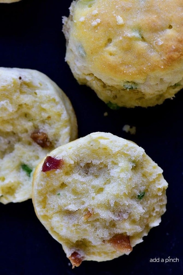 Bacon Green Onion Biscuits Recipe