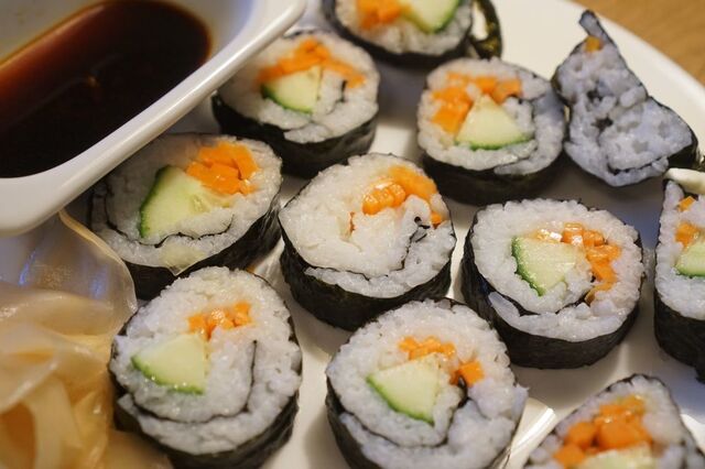 Hemmagjord sushi