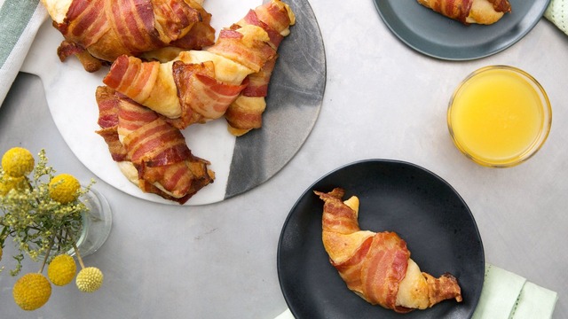 Bacon-Wrapped Breakfast Croissant Bacon-Wrapped Breakfast Croissant
