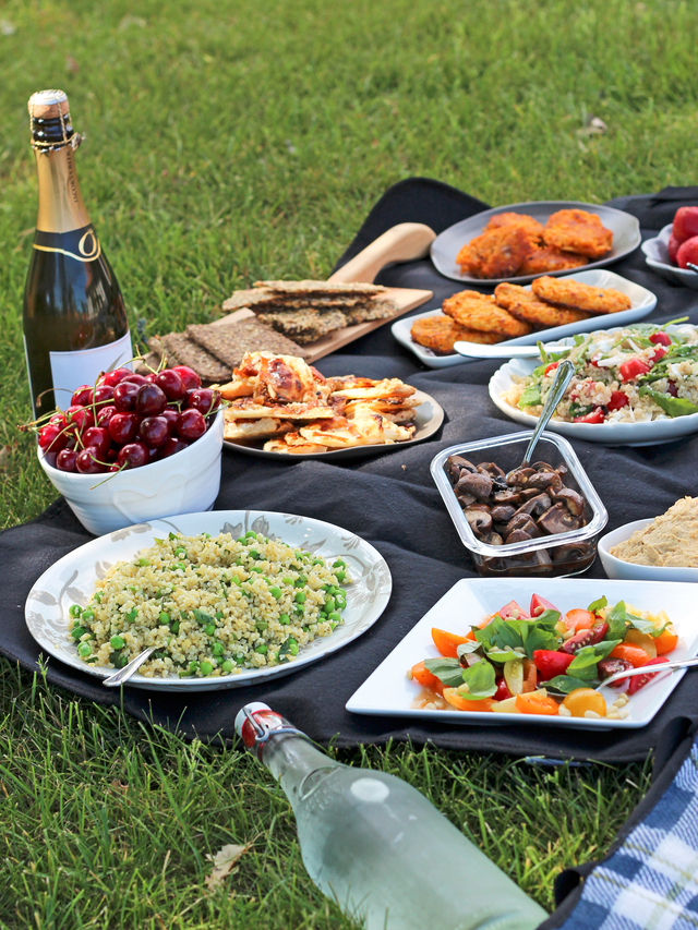 Picknick (recept på bulgursallad)