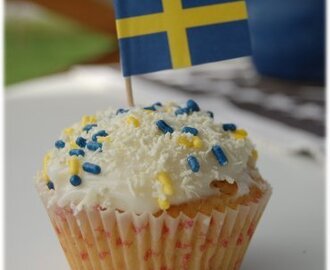 Sverige cupcake