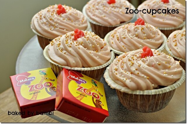 Godis och cupcake i ett: Zoo-cupcakes!