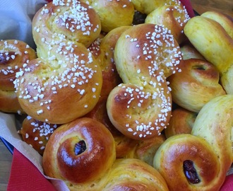 Lussekatter / Lussebullar..