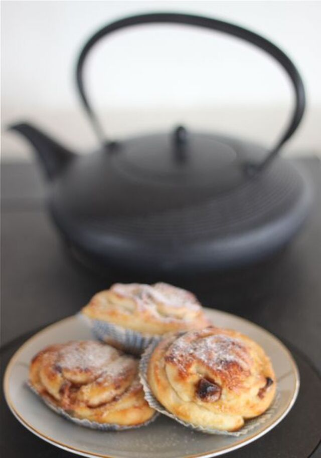 Bullar med krossad choklad och vanilj