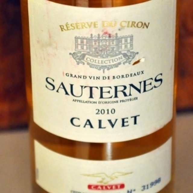 Calvet Réserve du Ciron Sauternes 2010
