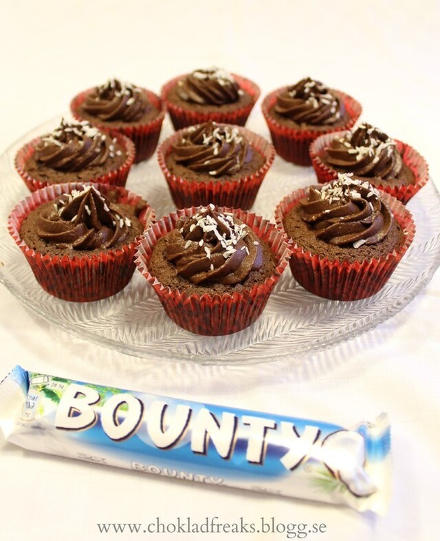 Bounty cupcakes