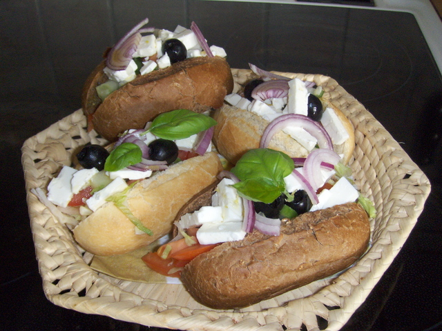 Grekisk minibaguette