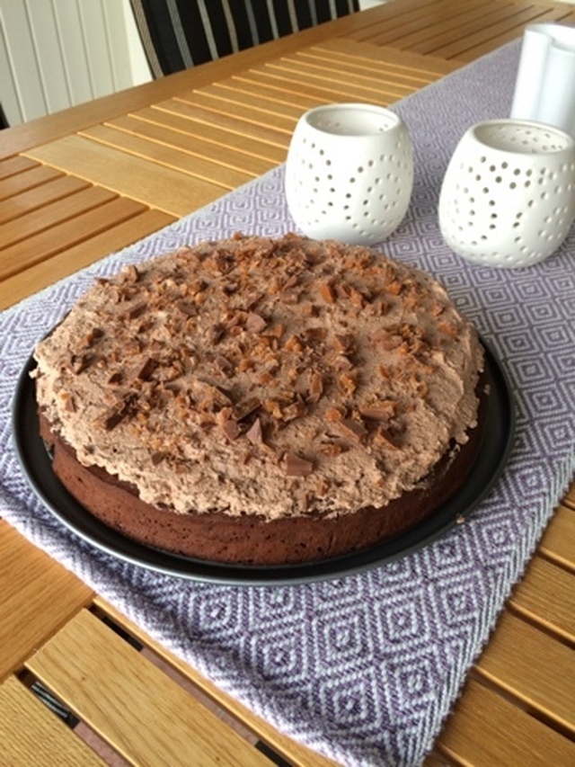 Kladdkaka med daim