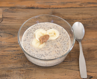 Banana Peanut Butter Chia Seed Pudding